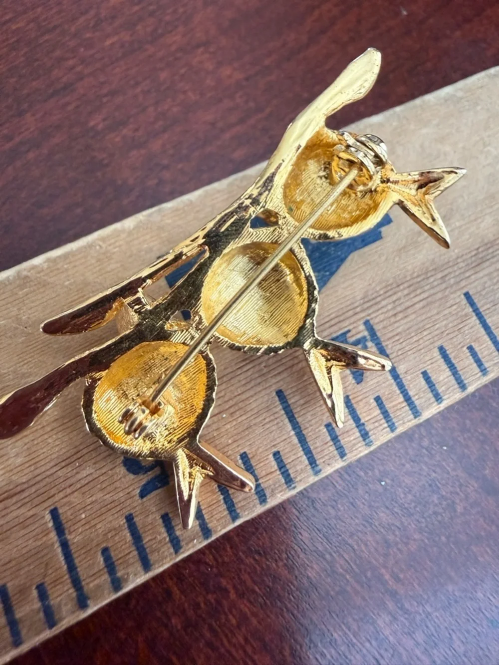 Vintage Gold Tone birds Brooch